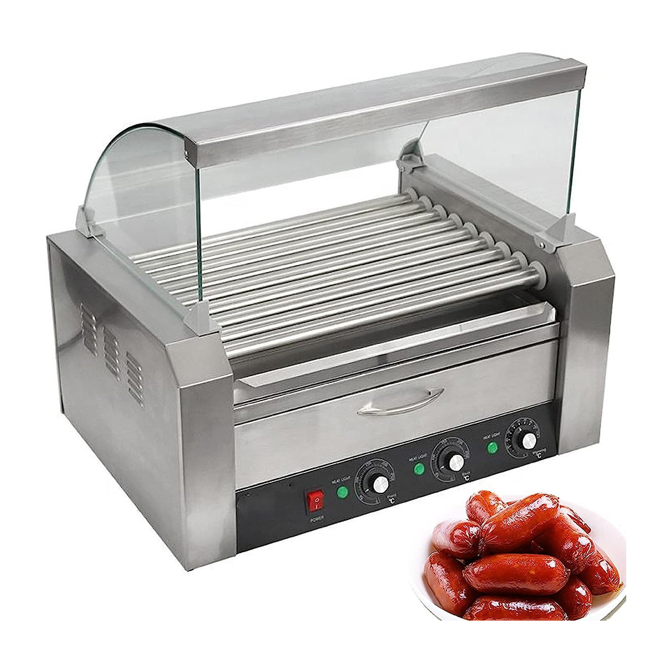 HHD09A Коммерческий роликовый  – обзор и цена Hot Dog Roller Grill