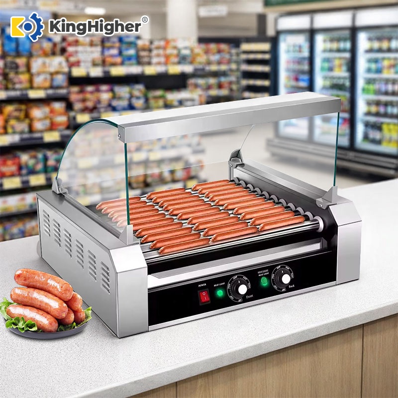 Новая коммерческая электрическ – обзор и цена Hot Dog Roller Grill